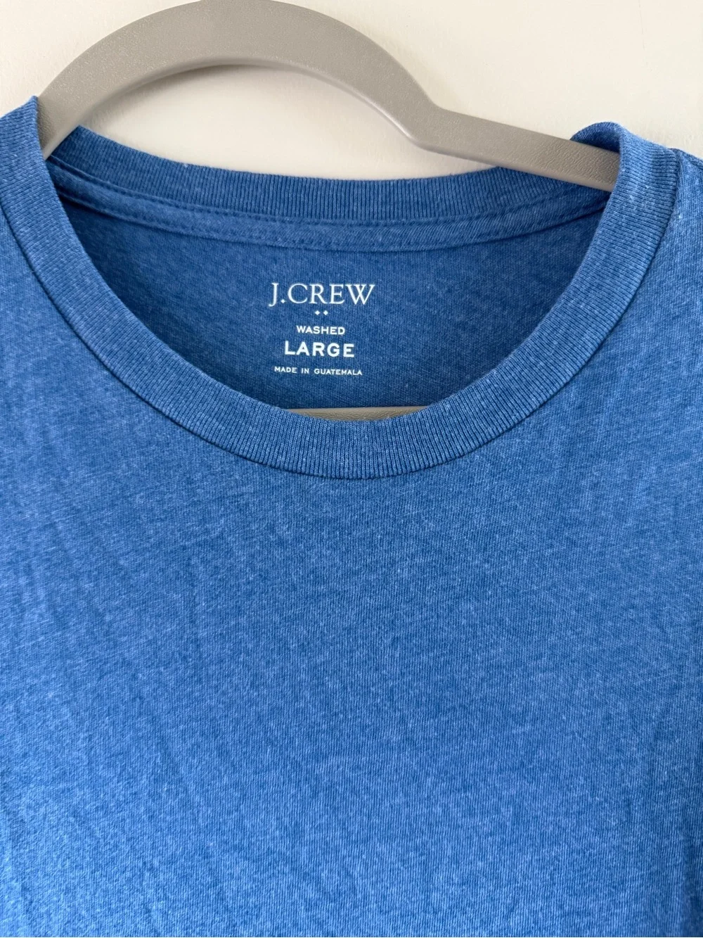 J. Crew Short Sleeve Crewneck Tees — Light Blue, Blue, Gray, Burgundy
